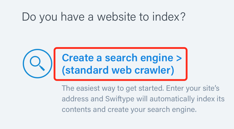 Create a search engine