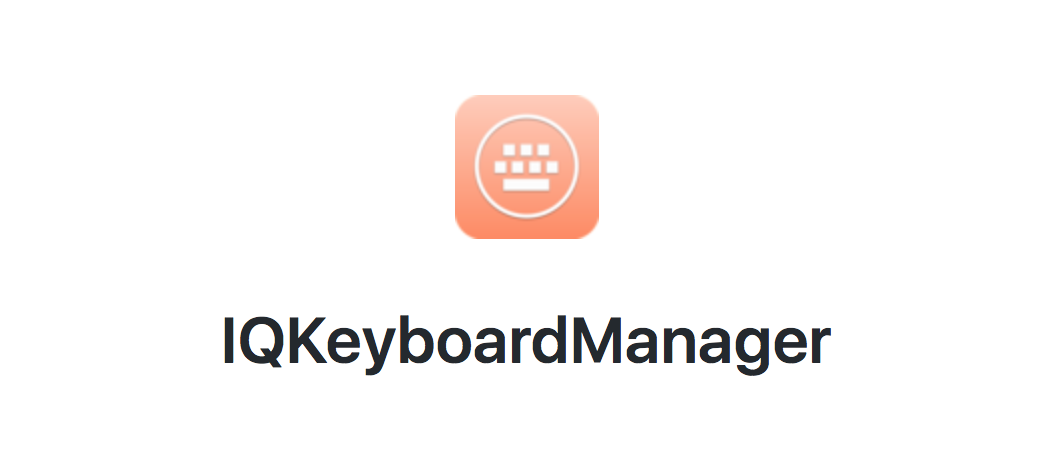 IQKeyboardManager